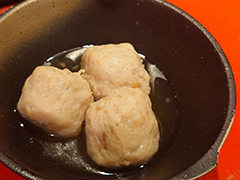 川俣シャモのつくね煮