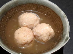川俣シャモのつくね煮