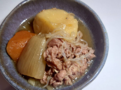 エゴマ豚の肉じゃが