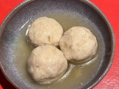 川俣シャモのつくね煮